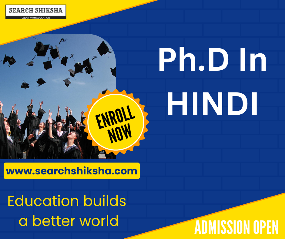 PhD in Hindi 2026 Eligibility Admission Syllabus and Career Scope